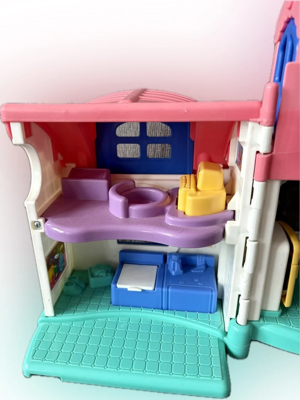 Fisher Price Little People Sweet Sounds Dollhouse Doll House Works - Picture 4 of 6
